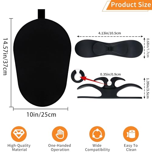 Sliding Mat for Stand Mixer with Cable Organizer, 14.57" x 10" Non-Slip Pad
