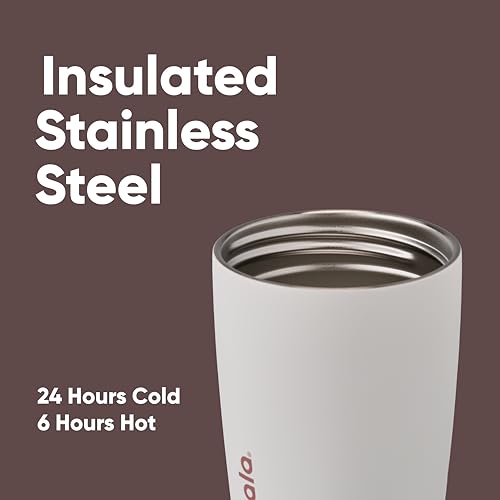 Owala SmoothSip Insulated Stainless Steel Coffee Tumbler 12 oz Vanilla