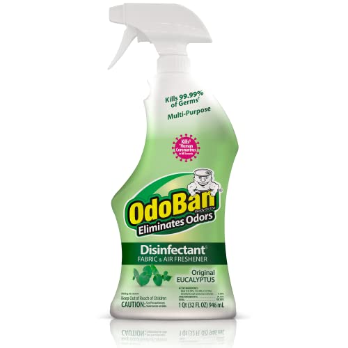 Disinfectant Spray and Odor Eliminator - 32 oz Eucalyptus Scent