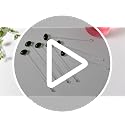 Qinyoung Martini Olive Glass Drink Stirrers - Reusable 7 Inch Cocktail & Coffee Swizzle Sticks (12 Pack)
