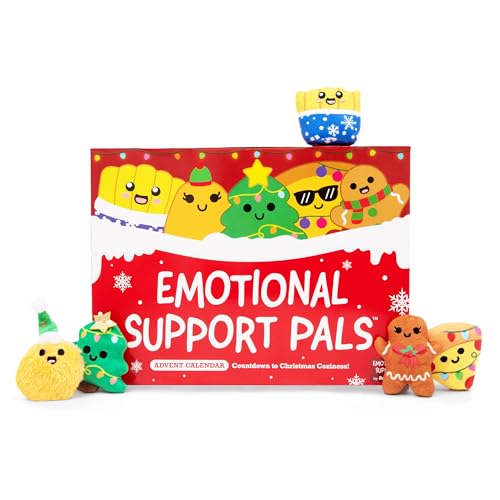 Emotional Support Plush Advent Calendar - 25 Mini Holiday Stuffed Toys