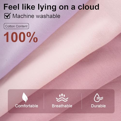 Wrrernsin Baby Sleep Sack 0-6 Months 100% Cotton 0.5 TOG 3 Pack