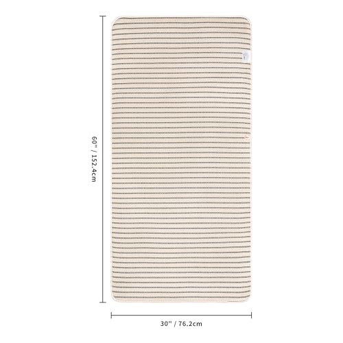 POLYTE Quick Dry Microfiber Waffle Bath Towels - 30x60 in, 4 Pack