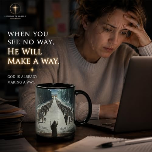 Christian Color Changing Mug 11 oz - Inspirational Bible Verse Coffee Cup