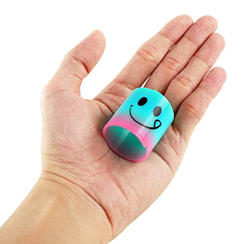 30-Pack Rainbow Magic Coil Spring Fidget Toys for Party Favors