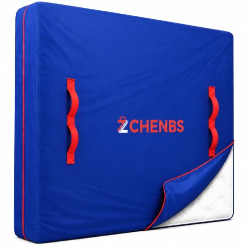 Heavy-Duty King Mattress Bag for Moving & Storage with 12 Handles