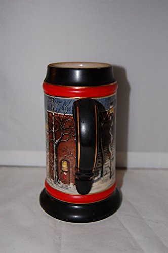 Budweiser 1992 A Perfect Christmas Holiday Stein Collector's Series