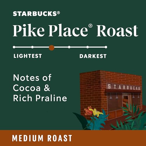 Pike Place Medium Roast Ground Coffee, 100% Arabica Blend - 28 oz Bag
