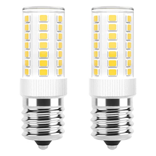 E17 LED Microwave Light Bulb, 5W Dimmable T7 Appliance Bulb, 2 Pack