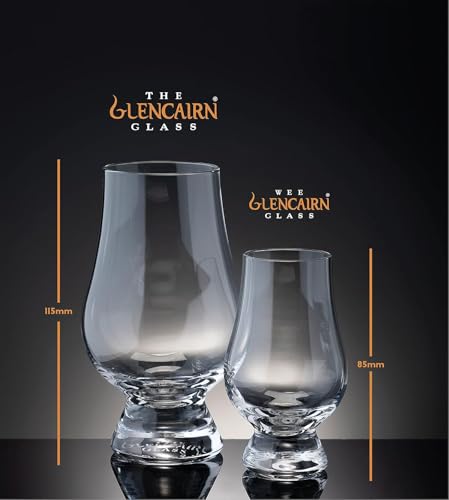 United States Space Force Mini Whisky Glass 2.5oz Etched Military Logo - Compatible with Glencairn Accessories