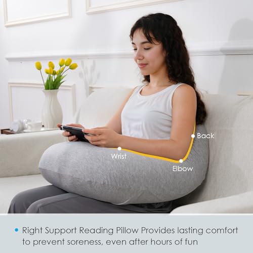 Reading Pillow for Gaming and Relaxation - Compact Arm Support