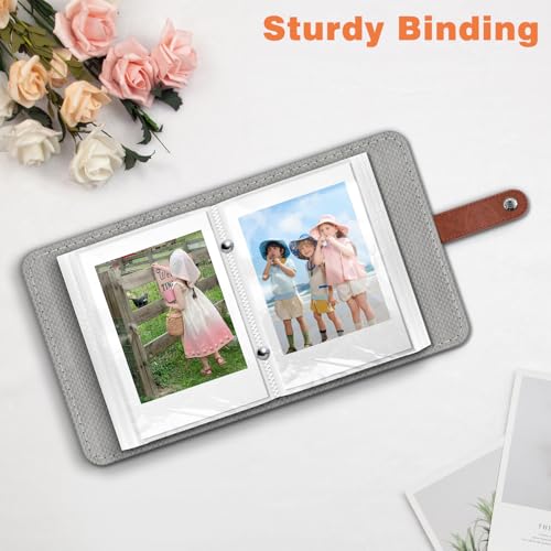 Mini Photo Album for 2x3 Inch Films, 52-Pocket Portable Photocard Holder