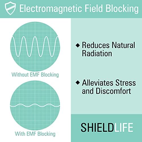 99% EMF Blocking Heated Mattress Pad - Twin Size, 8 Heat Settings