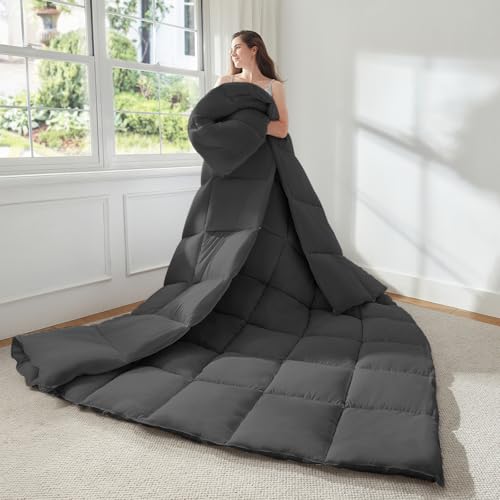 STWIENER Alaskan King Comforter 132x120 - Oversized Down Alternative Duvet Insert