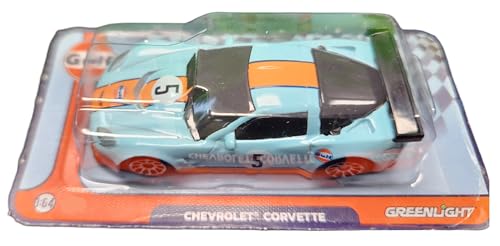2010 Chevy Corvette C6-R Die-Cast Model 1:64 Scale Gulf Oil #5