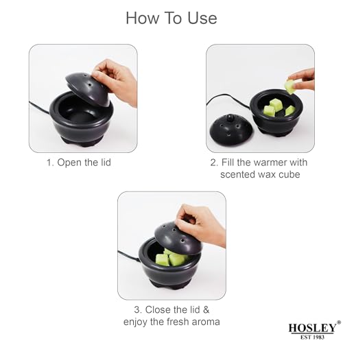 5-Inch Ceramic Electric Potpourri Warmer - Liquid Scent Diffuser for Home