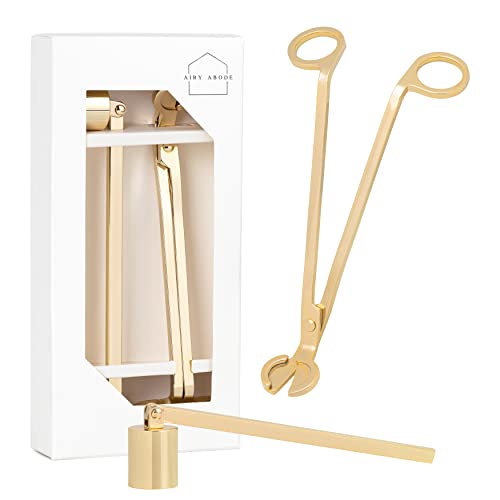 Candle Wick Trimmer and Snuffer Set - 6 Colors Available