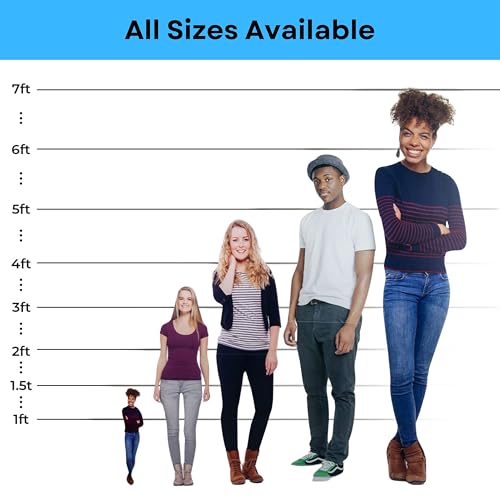 Custom Life-Size Photo Cutout - Personalized Stand-Up Display 1-7ft