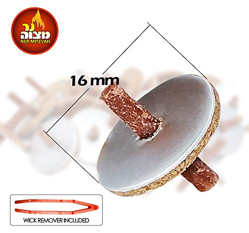 Cotton Floating Wicks with Cork Holders - 100 Count for Oil Cups