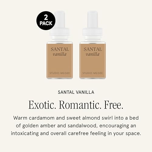 Smart Diffuser Fragrance Refill - Santal Vanilla, 2 Pack