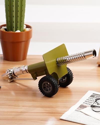 Stainless Steel Mini Cannon Model, Military Artillery Firecracker Launcher