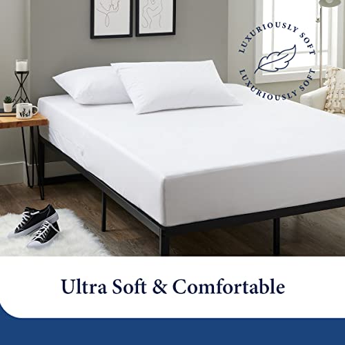 Luxury Zippered Mattress Encasement - 100% Waterproof, Bamboo Blend - Queen Size