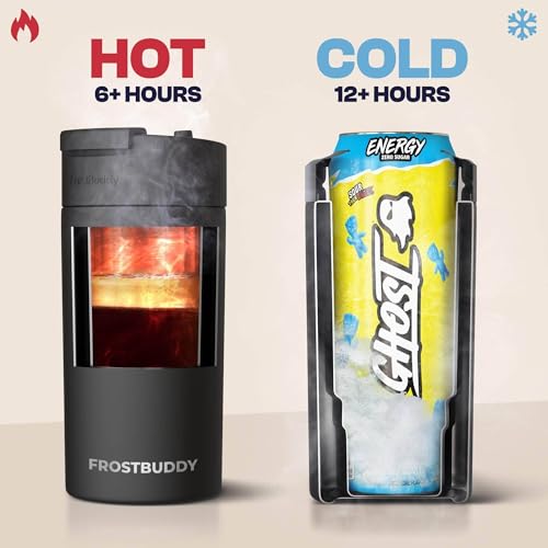 Universal Insulated Can Cooler - Fits 12oz, 16oz & Slim Cans, Bottles