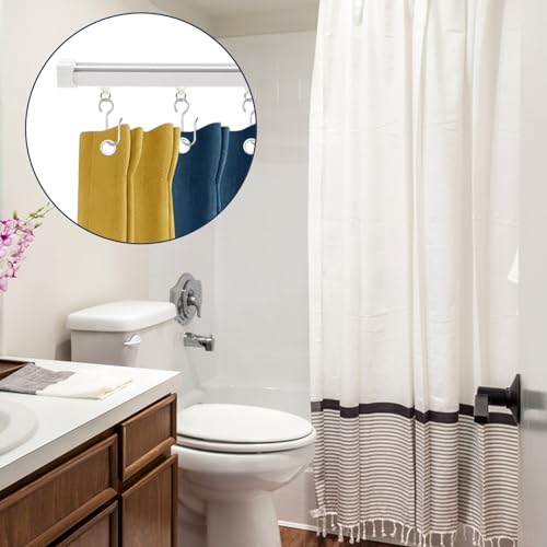 100-Piece Curtain Track Hook and Glider Set for Standard Rail Systems