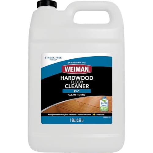 Weiman Hardwood Floor Cleaner - 128 Ounce Refill - Finished Engineered Hardwood Floors