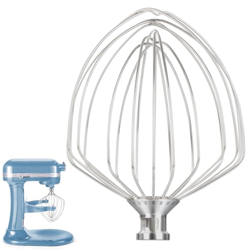 Stainless Steel Whisk Attachment for 7-Quart Lift-Bowl Stand Mixers
