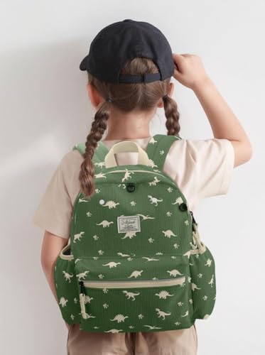 Corduroy Toddler Backpack for Preschool Boys and Girls