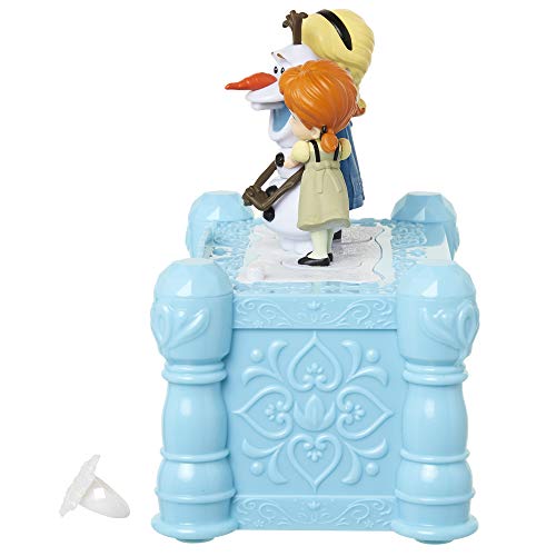 Musical Jewelry Box for Girls with Snowflake Ring and Animated Figures
