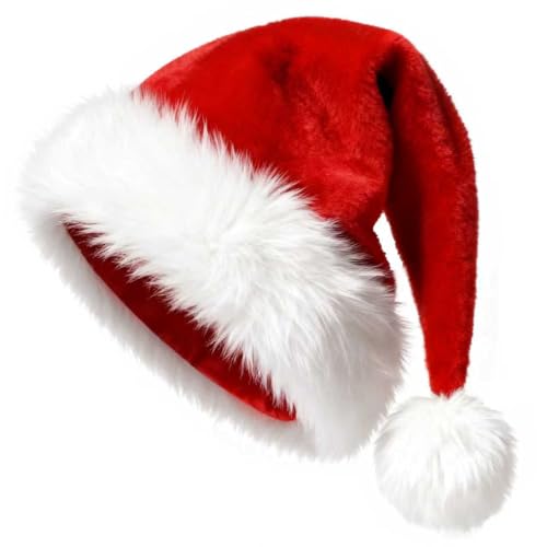 Solvora Santa Hat – Unisex Adults Christmas Hat, Variation 1