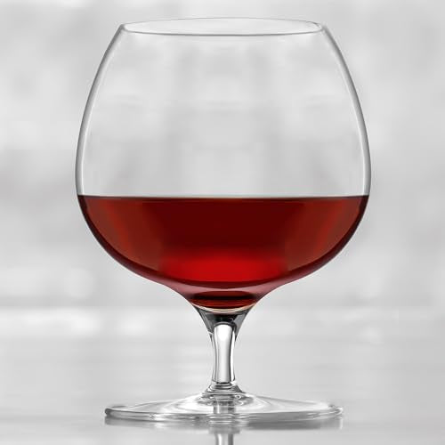 Libbey 16oz Kentfield Brandy Glasses Set of 4 - Elegant Whiskey & Spirit Glassware