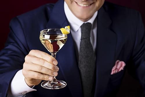 Riedel Nick & Nora Cocktail Glass Set - 4oz Old-Fashioned & Martini Glasses, Pack of 2