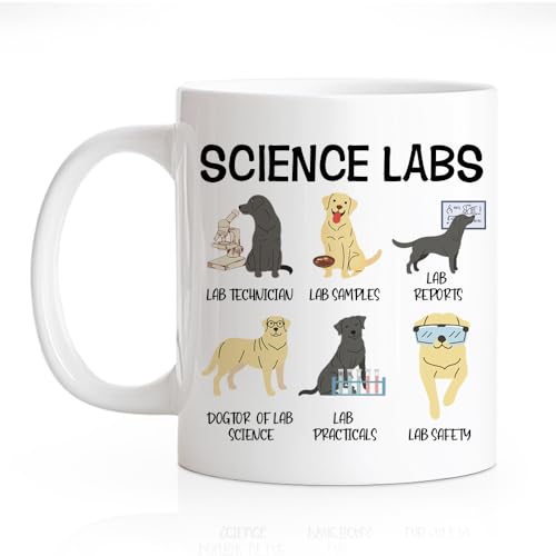 Funny Dog Labrador Coffee Mug 11oz - Cute Science Labs Animal Gift