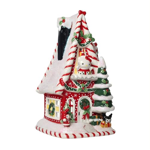 Hello Kitty & Friends Ceramic North Pole Christmas Candle House Decor