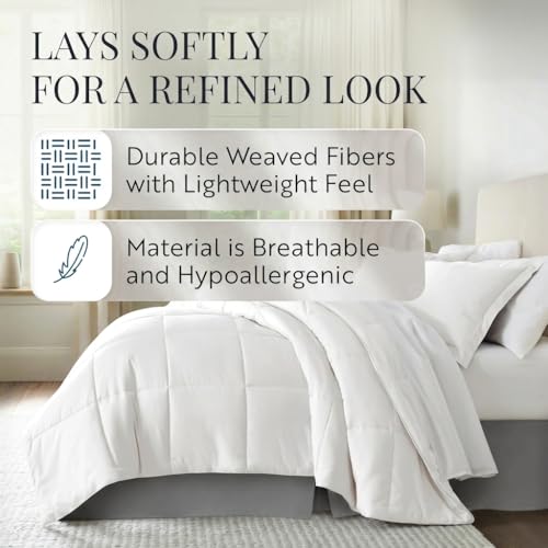 Ultra Soft Microfiber Bed Skirt - 14-Inch Tailored Drop Dust Ruffle