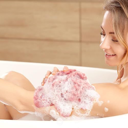 Cleanbear Set of 12 Cotton Waffle Wash Cloths - Cream, Pink, Green & More