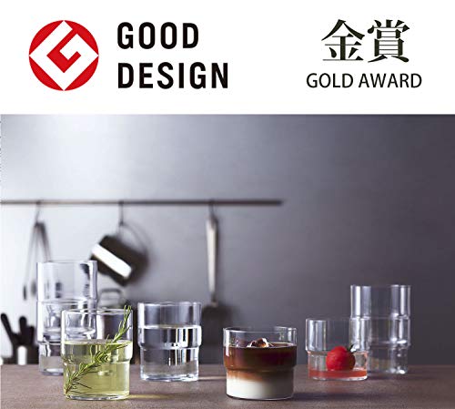 Toyo Sasaki Fino Glass Amuse Cup 155ml Set of 6, Dishwasher & Microwave Safe, Made in Japan