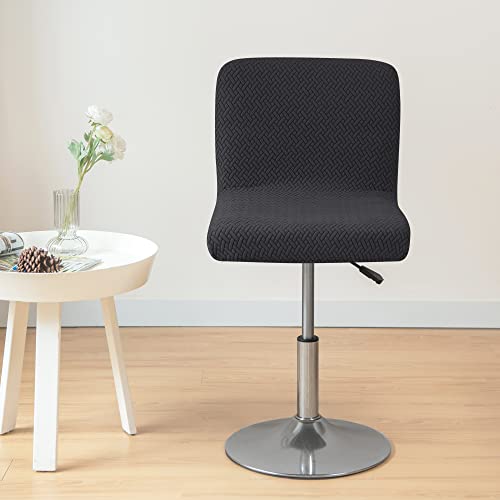 Stretch Bar Stool Covers with Backs - 2 Pack Washable Slipcovers