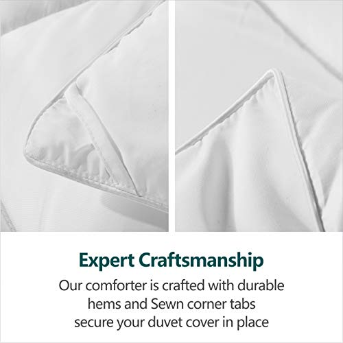 King Size Down Alternative Comforter & Duvet Insert with Corner Tabs