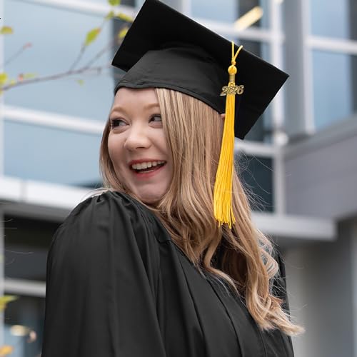 Graduation Tassel with 2026 Gold Date Drop Charm - 9-Inch Academic Keepsake
