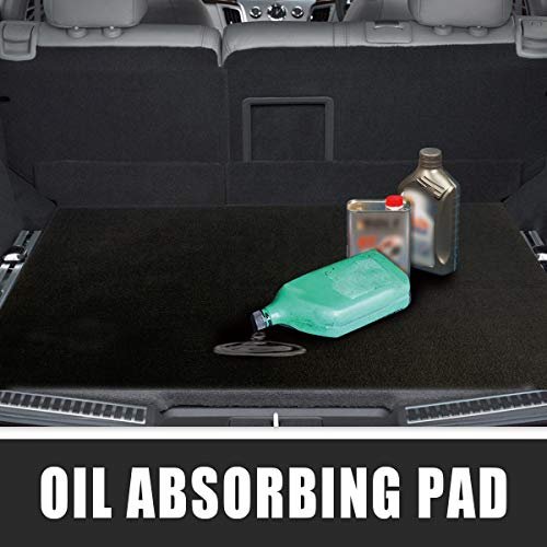 Absorbent Garage Floor Mat - 8.5' x 6.6' Reusable Oil Spill Pad