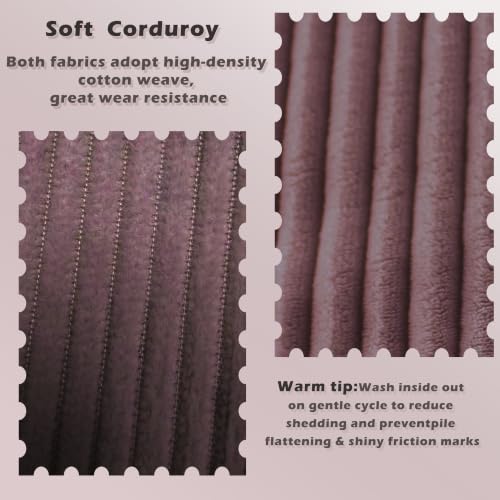 Corduroy Bean Bag Chair Cover for Toy Storage - Dusty Pink
