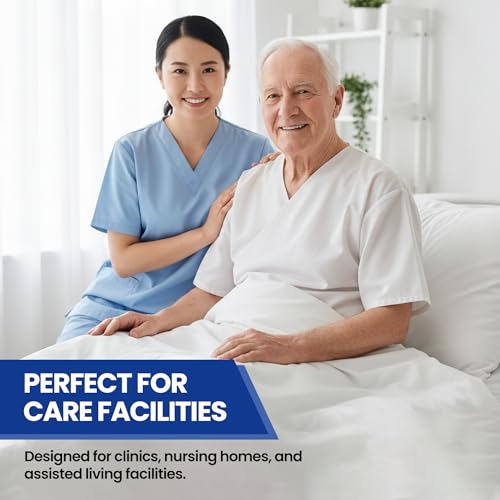Twin Flat Sheet Set - 3-Pack, 66x104 Inches, Durable Poly Cotton Blend