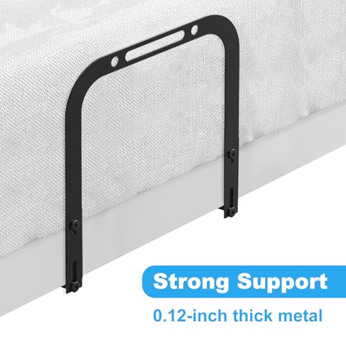 Extra Tall Mattress Slide Stopper - Adjustable Metal Retainer Bar