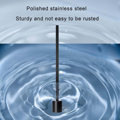 Candle Snuffer Extinguisher with Long Handle - Black Stainless Steel