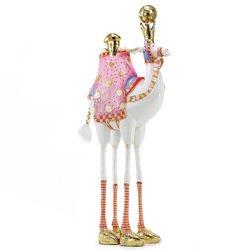 Hand-Painted Nativity Camel Figurine - 11" Christmas Tabletop Decor