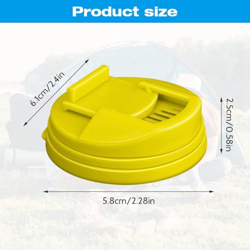 Reusable Soda Can Covers - Plastic Drink Lid Protectors for Standard Cans